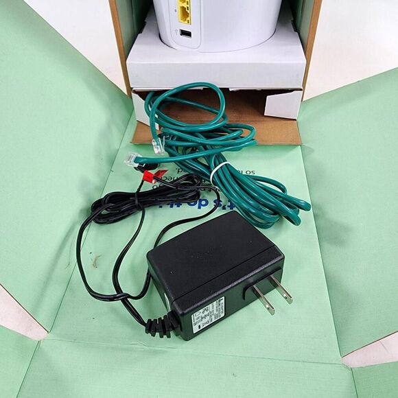 CenturyLink C4000BZ DSL VDSL Modem WiFi 6 Router w/ Power Cord Charger - Picture 4 of 6